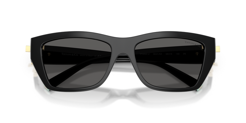 Tiffany TF4255U in Black / Dark Grey (8001S4) - Side View