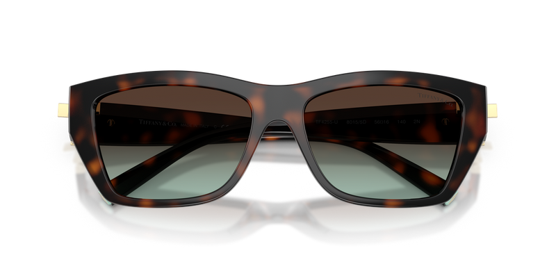 Tiffany TF4255U in Havana / Azure Gradient Brown (80155D) - Alternate View