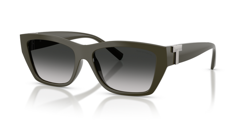 Tiffany TF4255U in Coca Cola Sapphire / Gray Gradient (84463C) - Alternate View