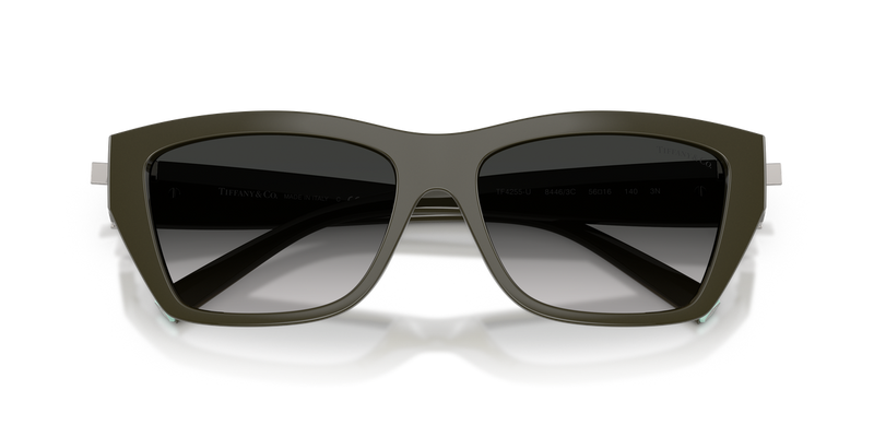 Tiffany TF4255U in Coca Cola Sapphire / Gray Gradient (84463C) - Alternate View