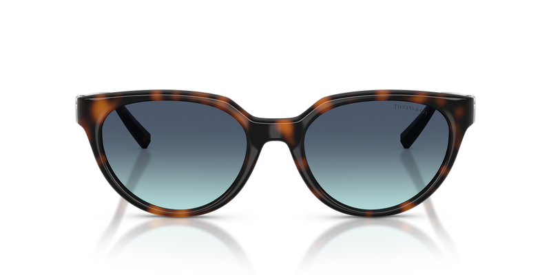 Tiffany TF4256D in Havana / Azure Gradient Blue (80159S) - Alternate View