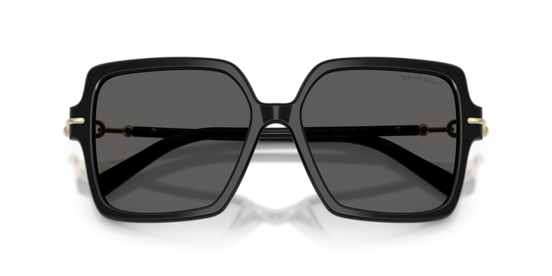 Tiffany TF4260U in Black / Dark Grey (8001S4) - Side View