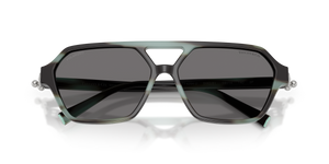 Striped Black Tiffany / Dark Grey Polarized (844381)