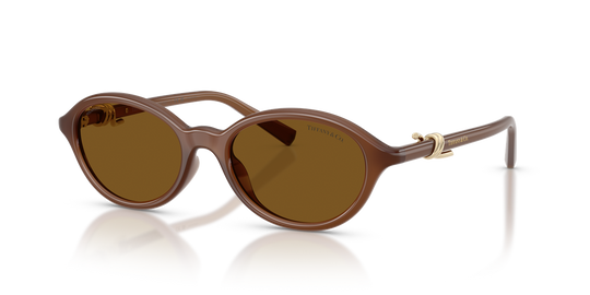 Tiffany TF4266U - Transparent Honey / Dark Brown Polarized (847183)