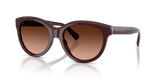 Deep Transparent Ruby / Pink Gradient Grey (84705M)