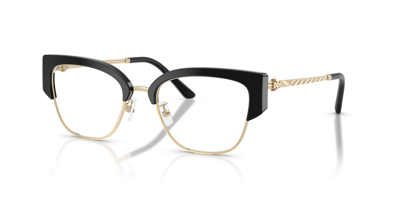 Tory Burch TY1101 in Shiny Light Gold/Black - Front View