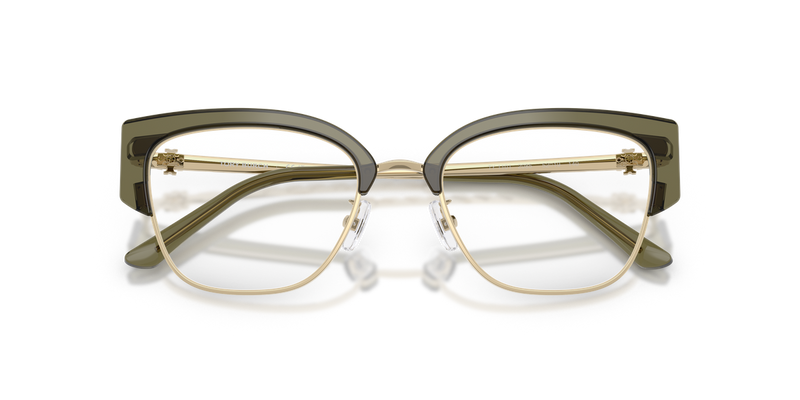 Tory Burch TY1101 in Shiny Light Gold/Transparent Olive - Alternate View