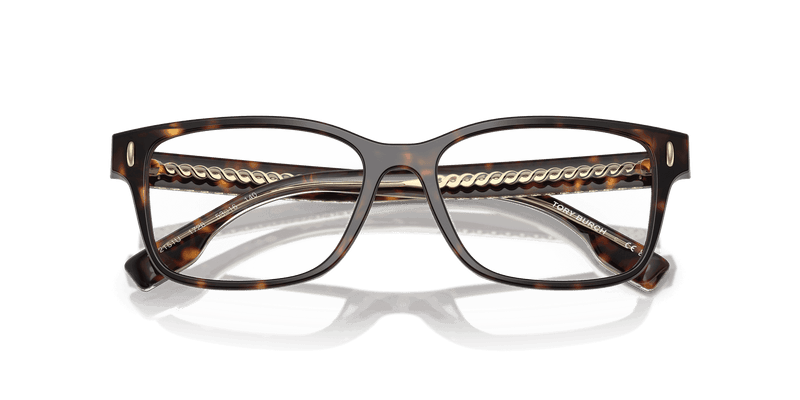 Tory Burch TY2151U in Dark Tortoise (1728) (1728) - Front View