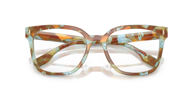 Tory Burch TY2152U in Blue Honey Tortoise - Side View