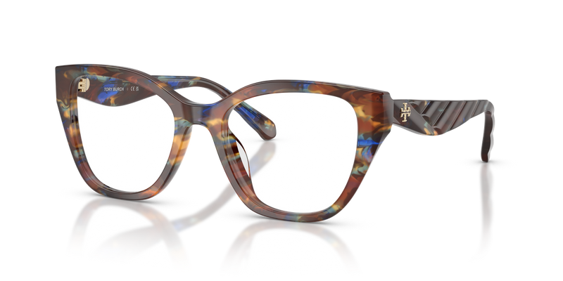 Tory Burch TY2174U in Blue Green/Brown Tortoise - Alternate View