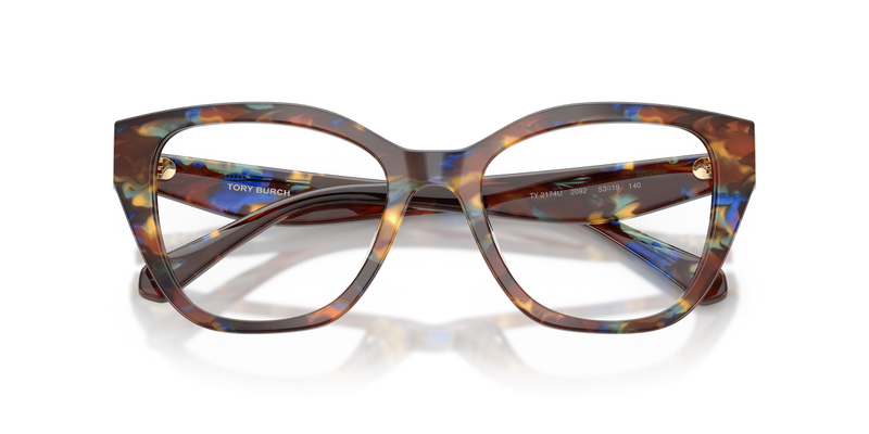 Tory Burch TY2174U in Blue Green/Brown Tortoise - Alternate View
