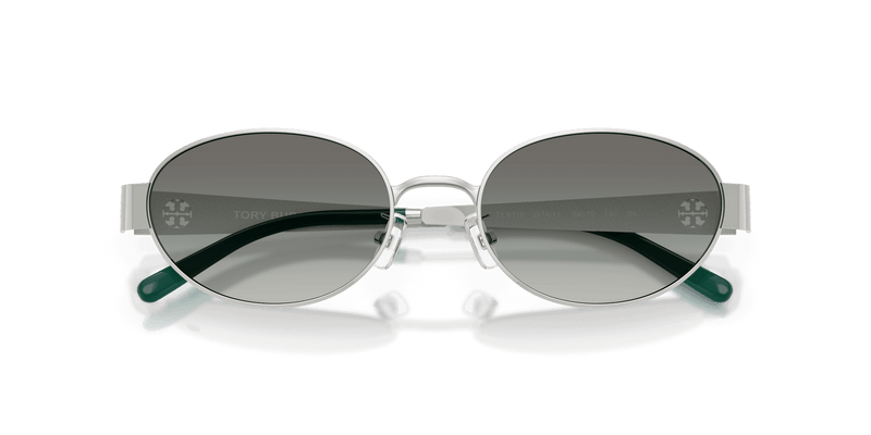 Tory Burch TY6116 in Silver / Grey Gradient (327411) - Side View