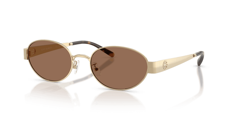 Tory Burch TY6116 in Shiny Light Gold / Dark Brown (336273) - Alternate View