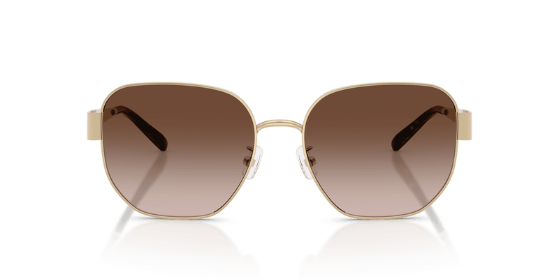Tory Burch TY6117 in Shiny Light Gold / Brown Gradient (334613) - Alternate View