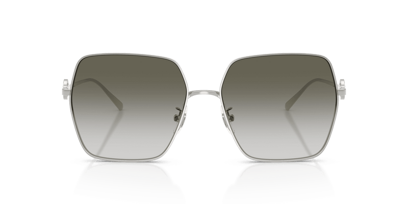 Tory Burch TY6118D in Silver / Green Grey (32742A) - Back View