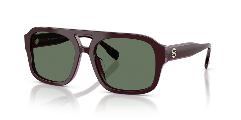 Tory Burch TY7224U in Purple Crystal / Dark Green (205082) - Alternate View