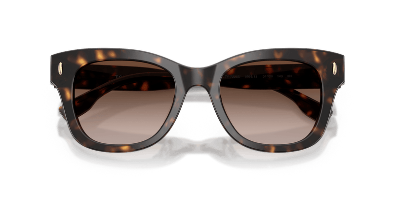 Tory Burch TY7225U in Dark Tortoise / Brown Gradient (196413) - Side View