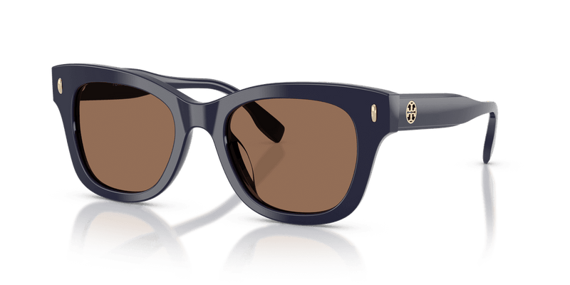 Tory Burch TY7225U in Navy / Solid Brown (199373) - Alternate View