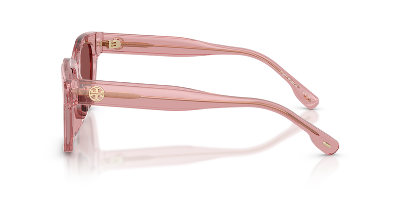 Tory Burch TY7227D in Transparent Light Pink / Wine (202175) - Alternate View