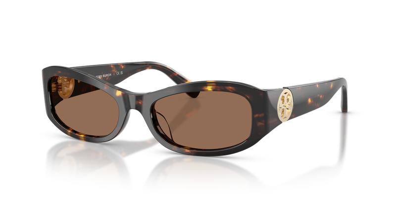 Tory Burch TY7229U in Brown Tortoise / Brown (198173) - Alternate View
