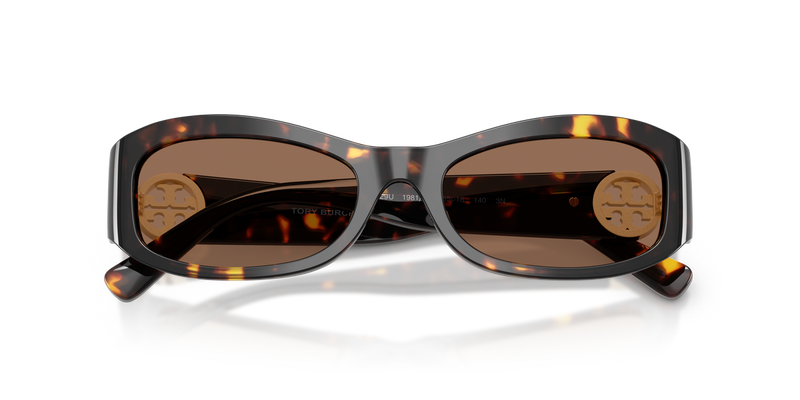 Tory Burch TY7229U in Brown Tortoise / Brown (198173) - Alternate View