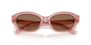 Transparent Pink / Dark Brown (202173)