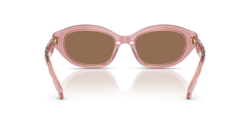 Tory Burch TY7232U in Transparent Pink / Dark Brown (202173) - Alternate View