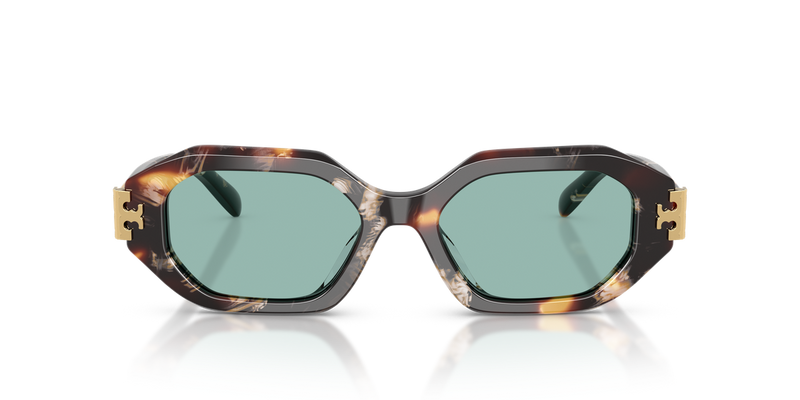 Tory Burch TY7234U in Dark Tortoise / Petrol Green (207282) - Alternate View