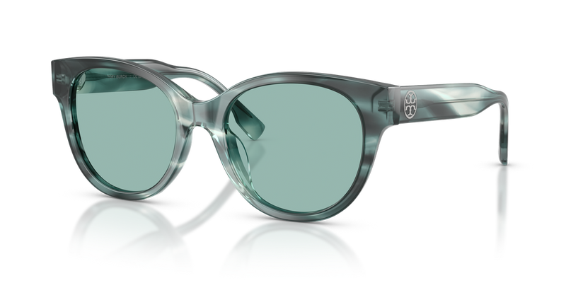 Tory Burch TY7236U in Teal Striated (206882) - Alternate View