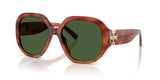 Soft Amber Tortoise / Solid Green (208371)