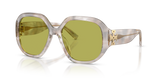 Spotted Transparent Grey / Green (2084/2)