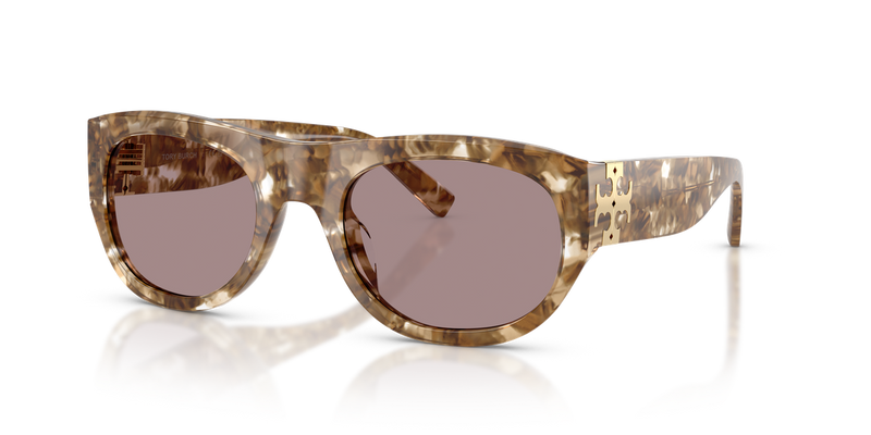 Tory Burch TY7238U in Transparent/Brown Tortoise - Alternate View