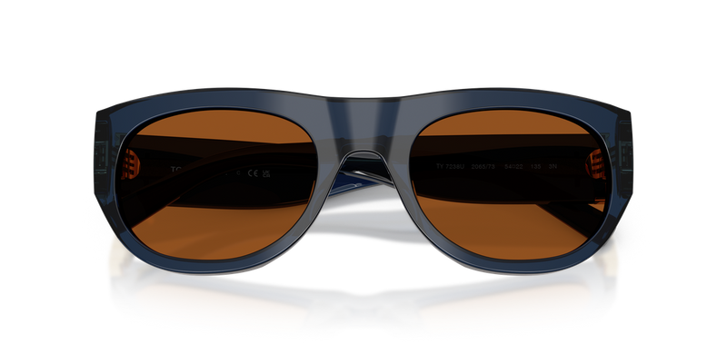 Tory Burch TY7238U in Transparent Blue - Alternate View