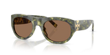 Green Marbled / Solid Brown (208973)