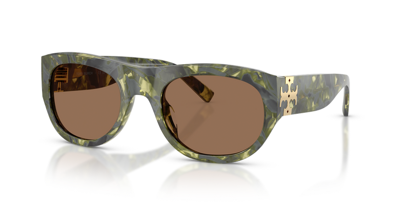 Tory Burch TY7238U in Green Marbled - Alternate View
