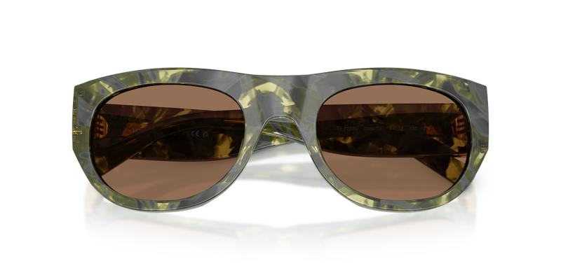 Tory Burch TY7238U in Green Marbled - Alternate View