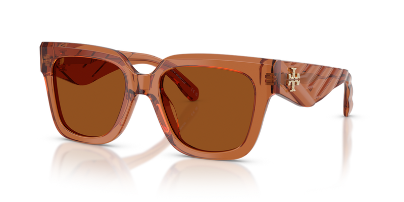 Tory Burch TY7239U in Transparent Whiskey - Alternate View