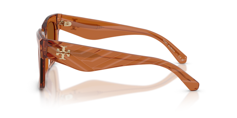 Tory Burch TY7239U in Transparent Whiskey - Alternate View