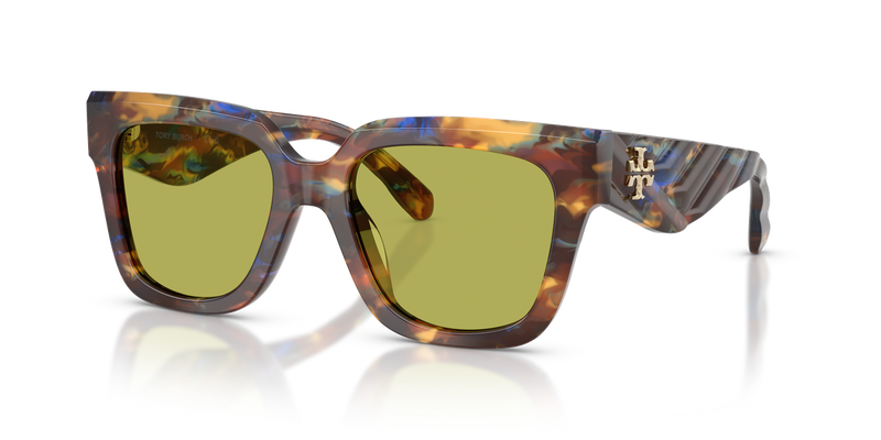 Tory Burch TY7239U in Blue/Green/Brown Tortoise - Alternate View