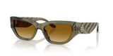 Transparent Olive / Yellow Gradient Light Brown (20853B)