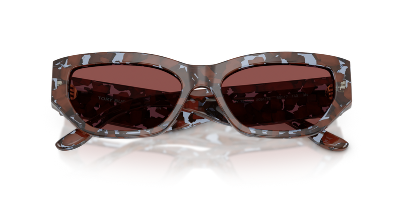 Tory Burch TY7240U in Blue/Brown Custom Spotted - Alternate View