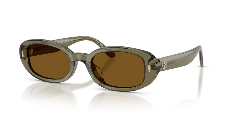 Tory Burch TY7241D in Transparent Olive - Alternate View