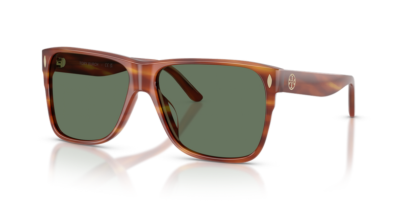Tory Burch TY7242U in Striated Amber Brown - Alternate View