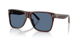 Dark Brown / Solid Blue (208880)