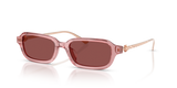 Transparent Light Pink / Solid Burgundy (202175)
