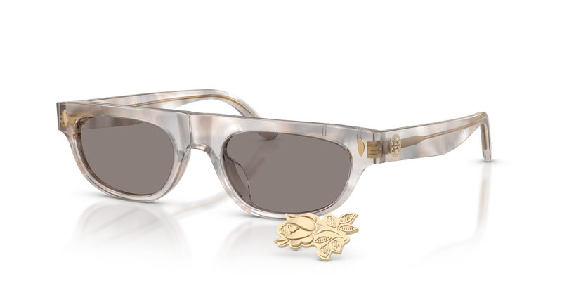 Tory Burch TY7244U in Spotted Transparent Grey - Alternate View