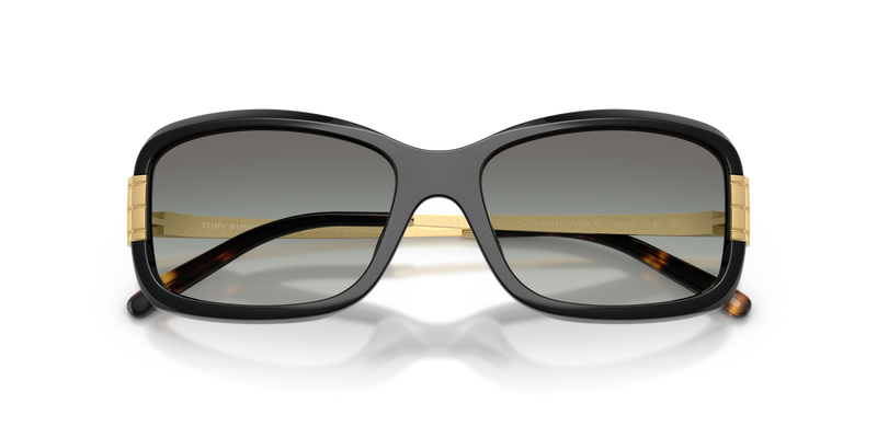Tory Burch TY9077U in Black / Grey Gradient (196411) - Side View