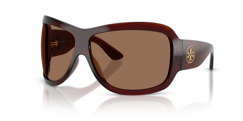 Tory Burch TY9078 in Transparent Red Brown - Alternate View