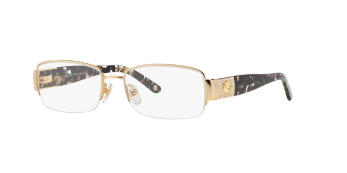 Versace VE1175B in Gold / Demo Lens (1002) - Front View