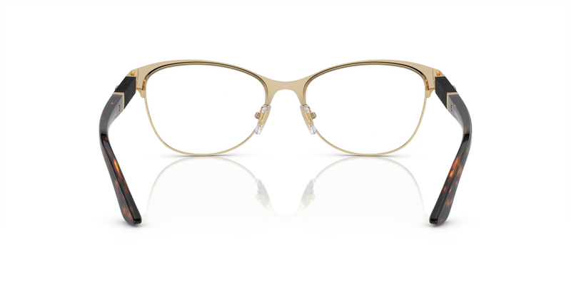 Versace VE1233Q in Brown/Pale Gold / Demo Lens (1344) - Temple Detail